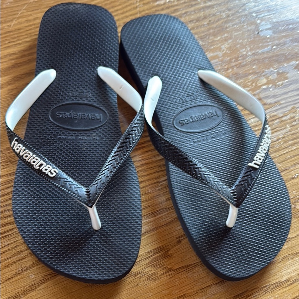 Havaianas Monochrome top mix black white Flip Flops 43 - 44